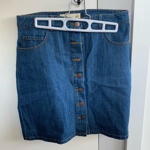 Twik M denim mini skirt
